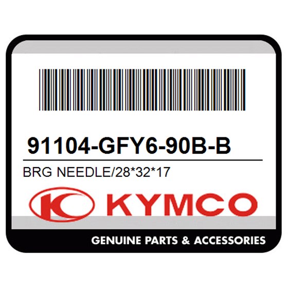 Kymco 91104-GFY6-90B-B Brg Needle/28*32*17