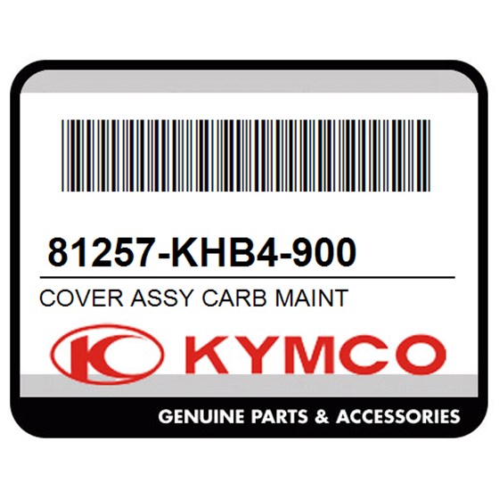 Kymco 81257-KHB4-900 Cover Assy Carb Maint