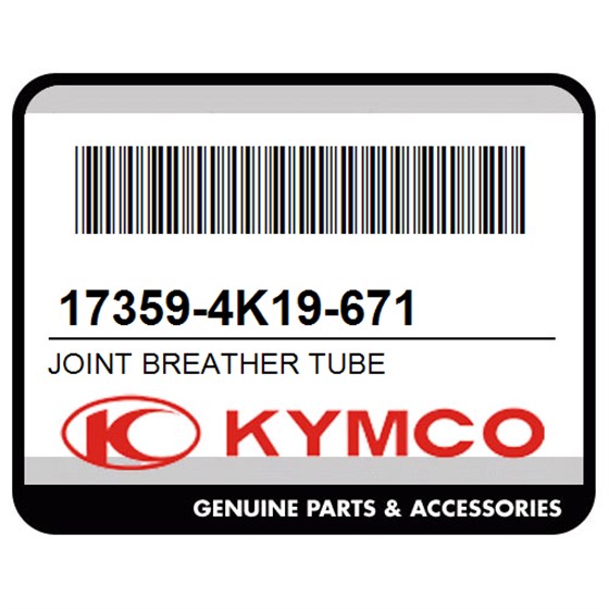 Kymco 17359-4K19-671 Joint Breather Tube
