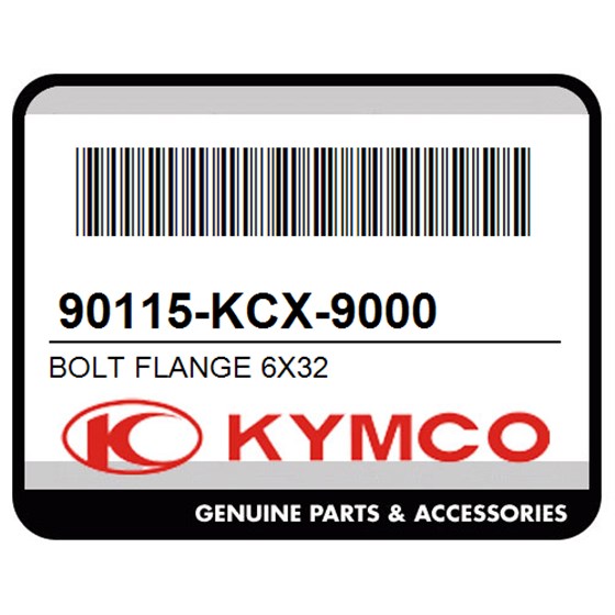 Kymco 90115-KCX-9000 Bolt Flange 6X32