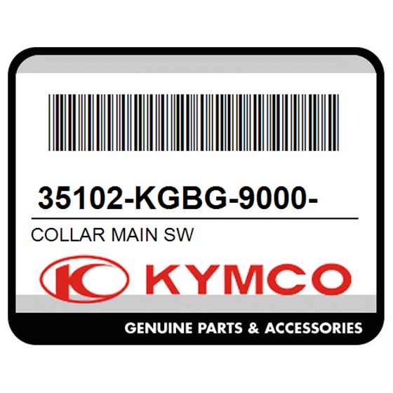 Kymco 35102-KGBG-9000-M1 Collar Main Sw
