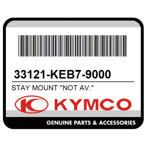 Kymco 33121-KEB7-9000 Stay Mount "Not Av."