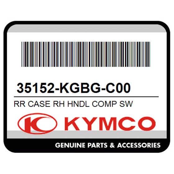 Kymco 35152-KGBG-C00 Rr Case Rh Hndl Comp Sw