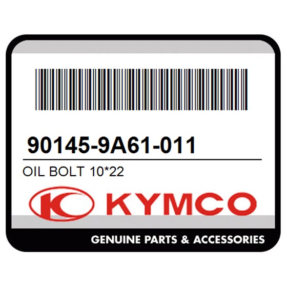 Kymco 90145-9A61-011 Oil Bolt 10*22