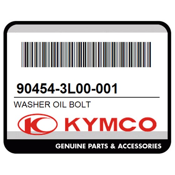 Kymco 90454-3L00-001 Washer Oil Bolt