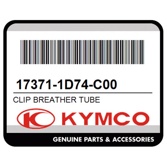 Kymco 17371-1D74-C00 Clip Breather Tube