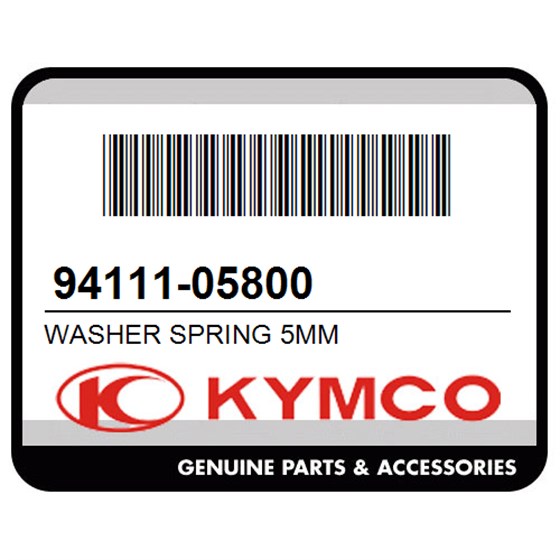 Kymco 94111-05800 Washer Spring 5Mm