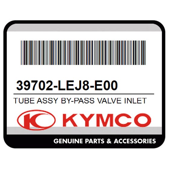 Kymco 39702-LEJ8-E00 Tube Assy By-Pass Valve Inlet