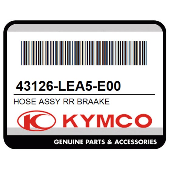 Kymco 43126-LEA5-E00 Hose Assy Rr Braake