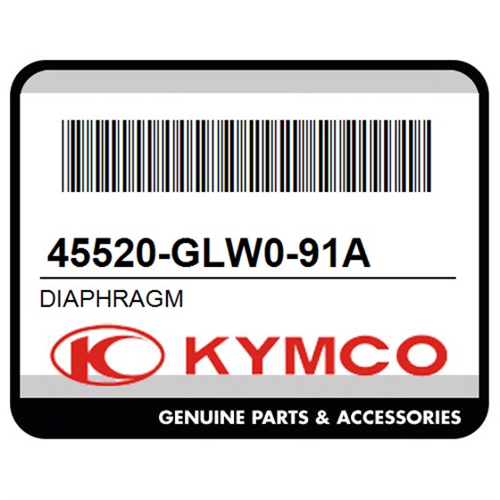 Kymco 45520-GLW0-91A Diaphragm