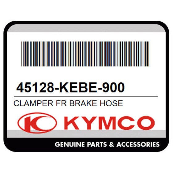 Kymco 45128-KEBE-900 Clamper Fr Brake Hose