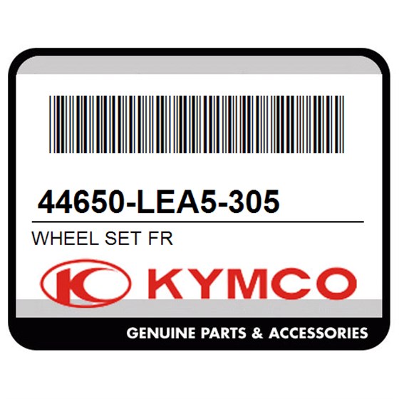 Kymco 44650-LEA5-305 Wheel Set Fr