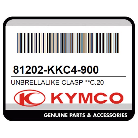 Kymco 81202-KKC4-900 Unbrellalike Clasp **C.20