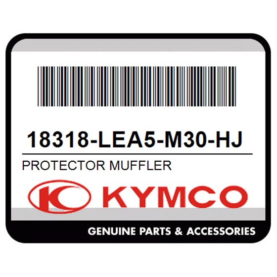 Kymco 18318-LEA5-M30-HJP Protector Muffler