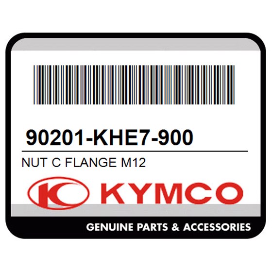 Kymco 90201-KHE7-900 Nut C Flange M12