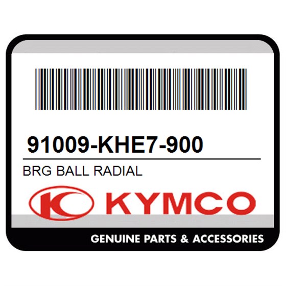 Kymco 91009-KHE7-900 Brg Ball Radial