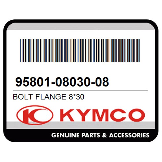 Kymco 95801-08030-08 Bolt Flange 8*30