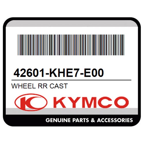 Kymco 42601-KHE7-E00 Wheel Rr Cast
