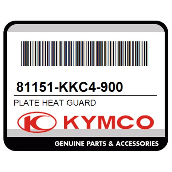 Kymco 81151-KKC4-900 Plate Heat Guard