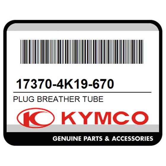 Kymco 17370-4K19-670 Plug Breather Tube