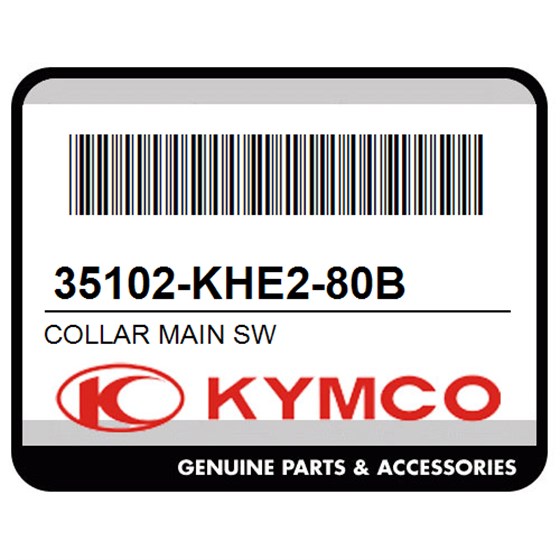 Kymco 35102-KHE2-80B Collar Main Sw