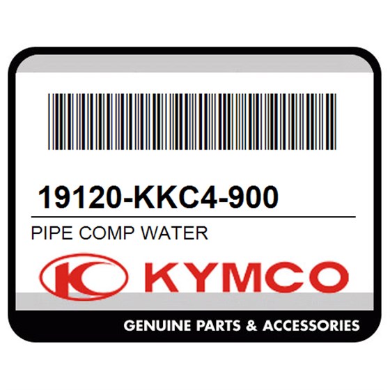 Kymco 19120-KKC4-900 Pipe Comp Water