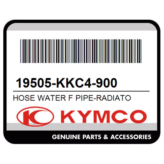 Kymco 19505-KKC4-900 Hose Water F Pipe-Radiato