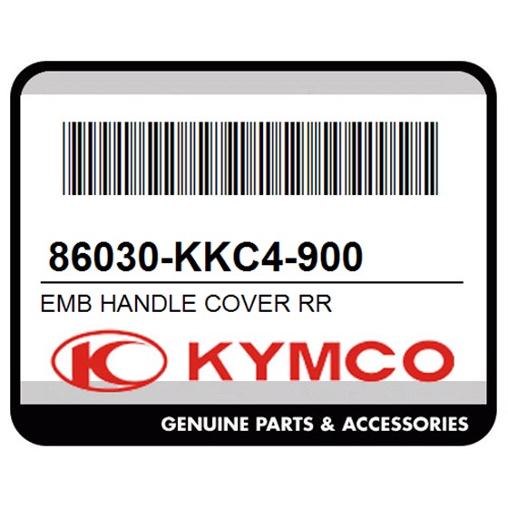 Kymco 86030-KKC4-900 Emb Handle Cover Rr