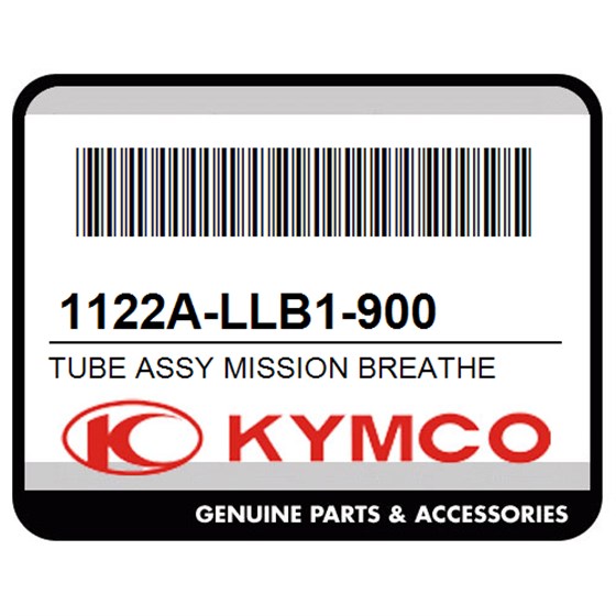 Kymco 1122A-LLB1-900 Tube Assy Mission Breathe