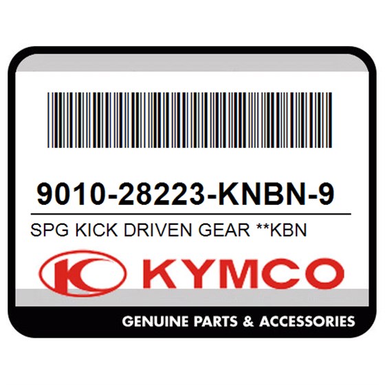 Kymco 9010-28223-KNBN-901 Spg Kick Driven Gear **Kbn