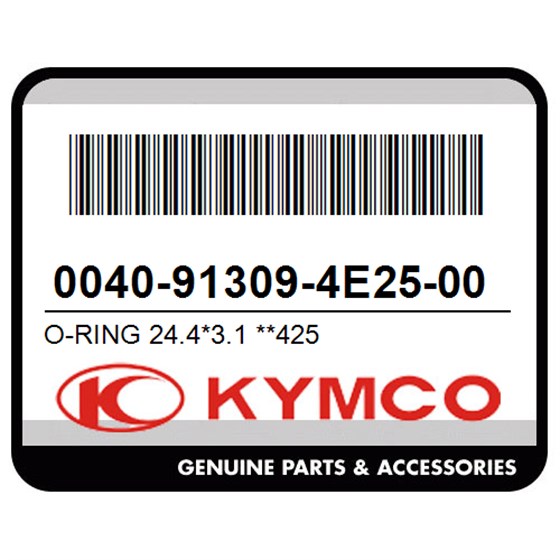 Kymco 0040-91309-4E25-004 O-Ring 24.4*3.1 **425