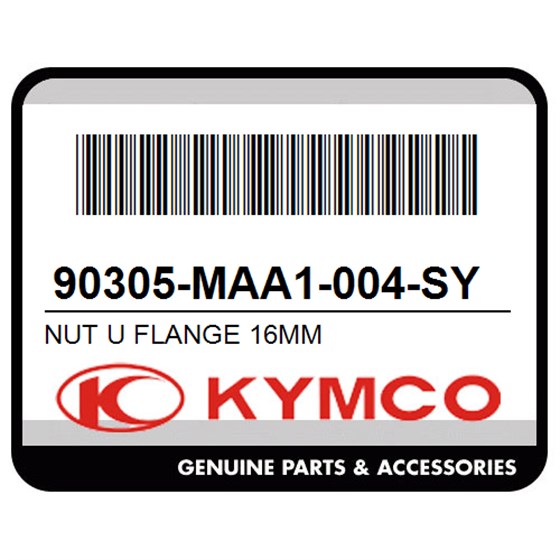 Kymco 90305-MAA1-004-SY Nut U Flange 16Mm