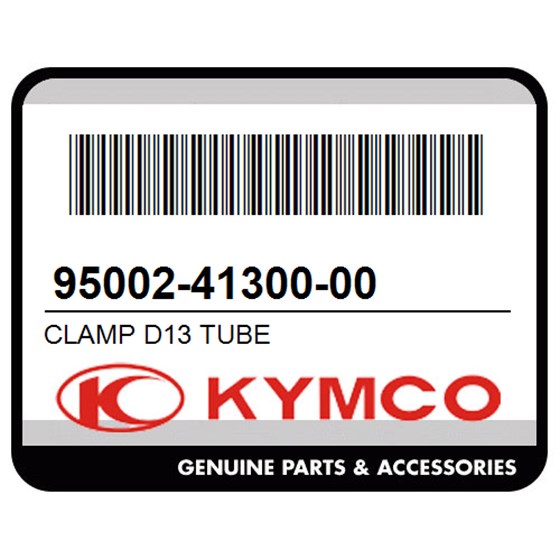 Kymco 95002-41300-00 Clamp D13 Tube