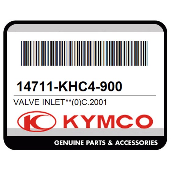Kymco 14711-KHC4-900 Valve Inlet**(0)C.2001