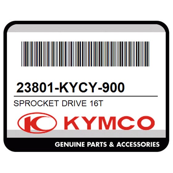 Kymco 23801-KYCY-900 Sprocket Drive 16T
