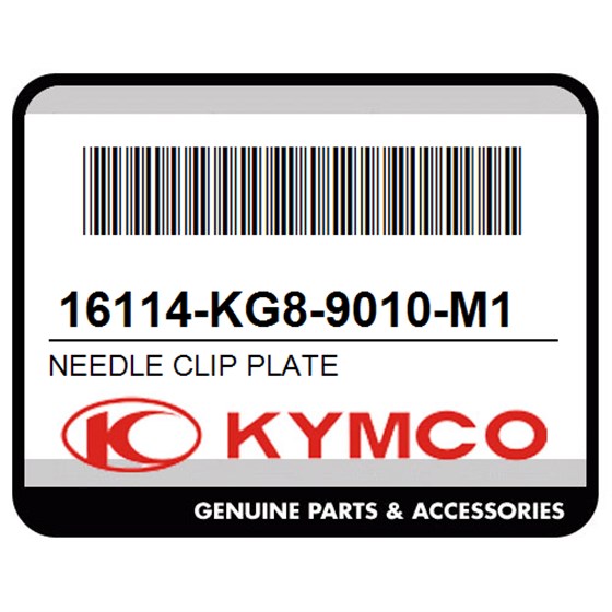 Kymco 16114-KG8-9010-M1 Needle Clip Plate