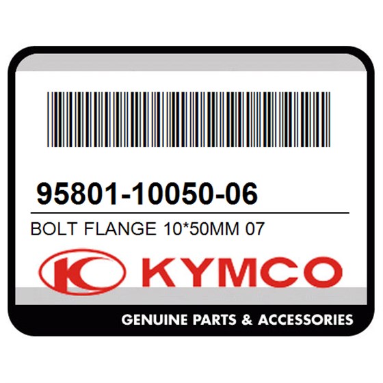 Kymco 95801-10050-06 Bolt Flange 10*50Mm 07