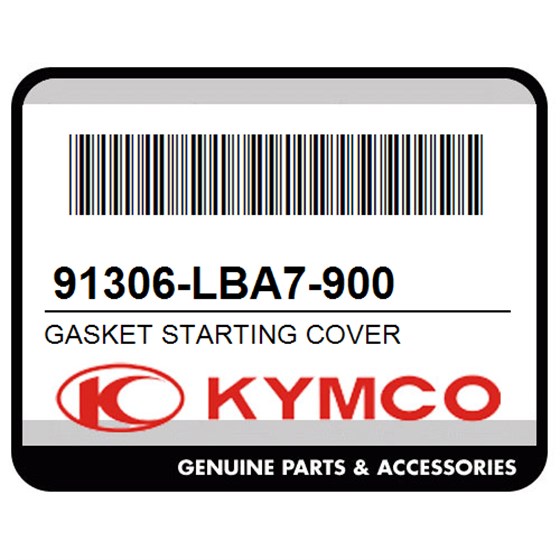 Kymco 91306-LBA7-900 Gasket Starting Cover
