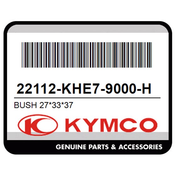 Kymco 22112-KHE7-9000-H1 Bush 27*33*37