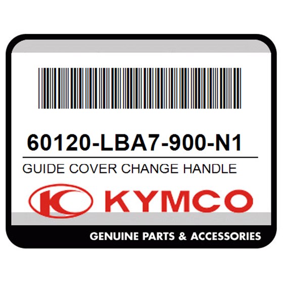 Kymco 60120-LBA7-900-N1R Guide Cover Change Handle (Black)