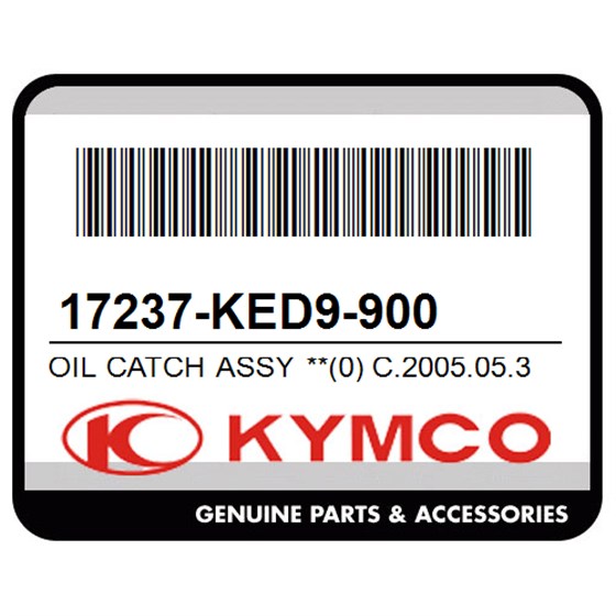 Kymco 17237-KED9-900 Oil Catch Assy **(0) C.2005.05.31