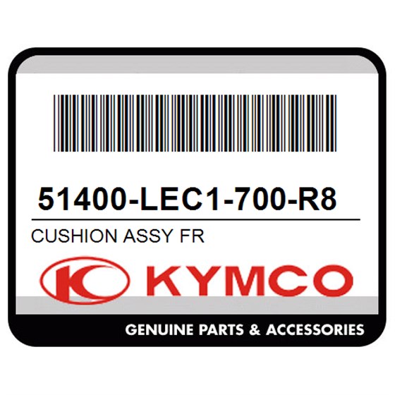 Kymco 51400-LEC1-700-R8S Cushion Assy Fr