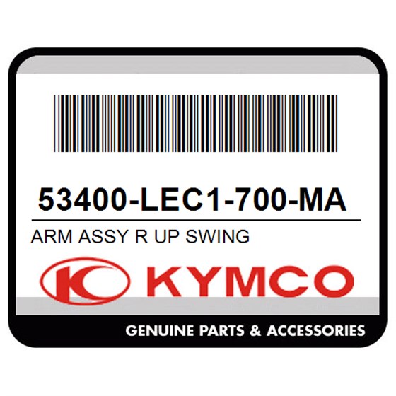 Kymco 53400-LEC1-700-MAS Arm Assy R Up Swing