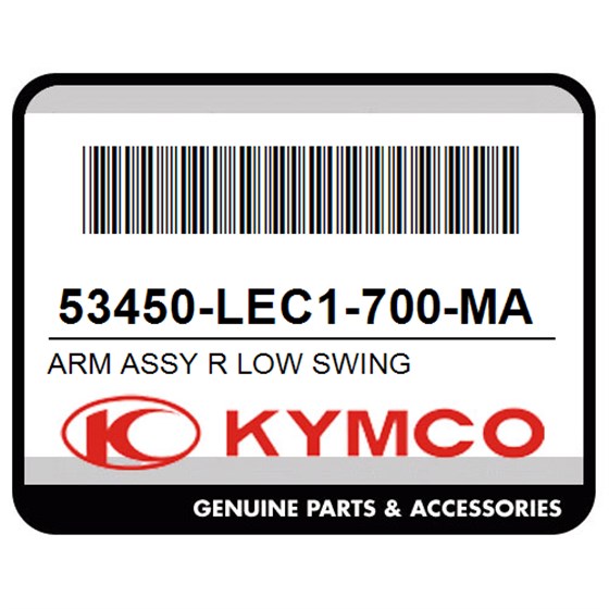Kymco 53450-LEC1-700-MAS Arm Assy R Low Swing