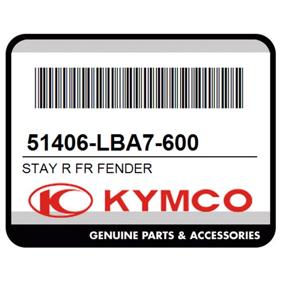 Kymco 51406-LBA7-600 Stay R Fr Fender