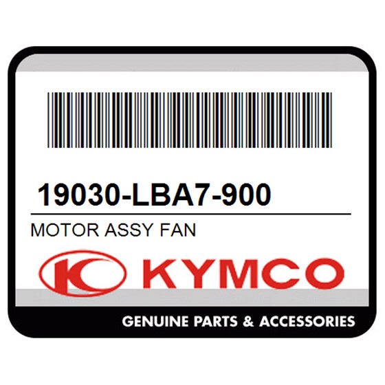 Kymco 19030-LBA7-900 Motor Assy Fan