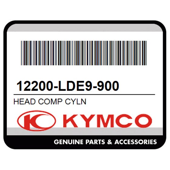 Kymco 12200-LDE9-900 Head Comp Cyln