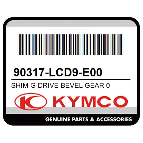 Kymco 90317-LCD9-E00 Shim G Drive Bevel Gear 0