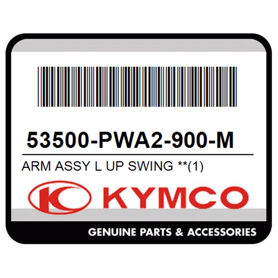Kymco 53500-PWA2-900-MAS Arm Assy L Up Swing **(1)