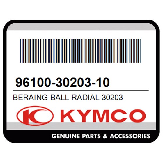 Kymco 96100-30203-10 Beraing Ball Radial 30203